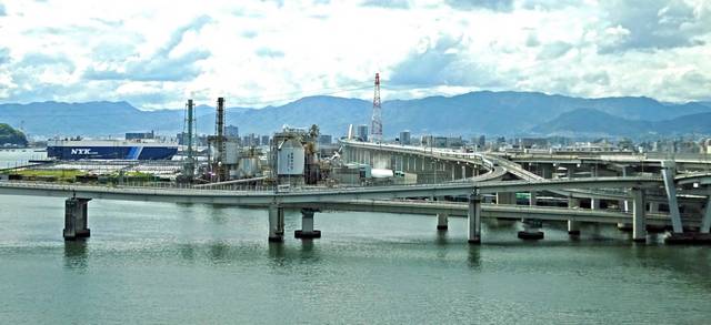 広島大橋　広島高速・仁保ジャンクション