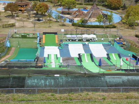 広島県立 びんご運動公園 ジャイアントスロープ（ジャンプ台）2