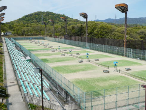 広島県立 びんご運動公園 テニスコート（一般クレー）