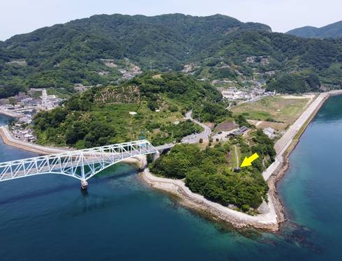 仏ヶ崎展望台　蒲刈大橋と展望台