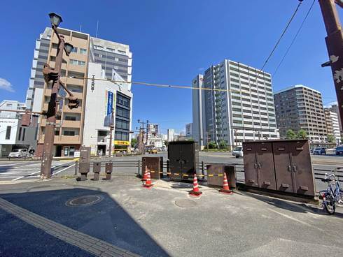 広島電鉄の十日市信号所、操車塔「鳥の巣」を撤去