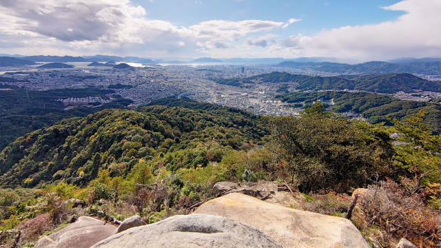 広島 高尾山（岩谷観音）からの景色