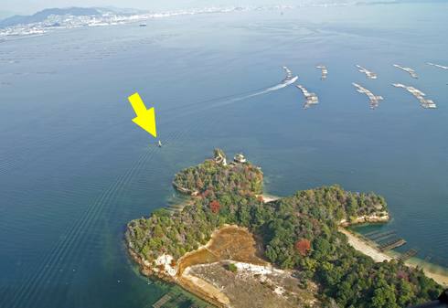 宮島の最北端「聖崎」と聖崎灯台
