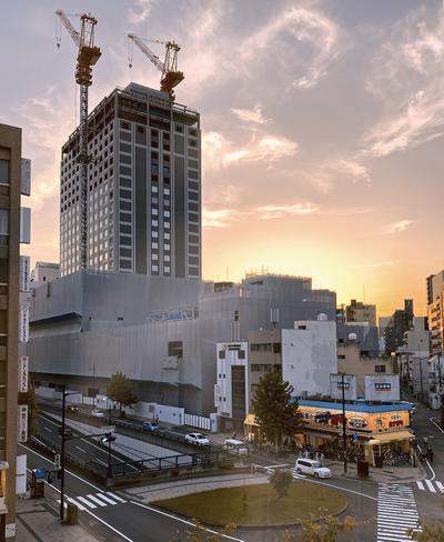 ヒルトンホテル広島 2021年8月の工事進捗状況