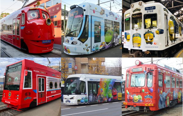 チャギントン ラッピング電車が岡山・広島など各地で運行中、想いはひとつ「街を元気に！」