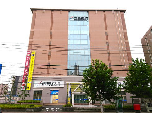 広島銀行本店 仮店舗跡地（元ひろしまMALL）解体後は研修所などへ