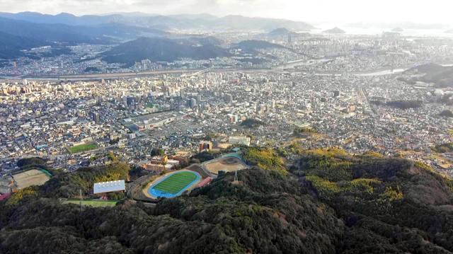 広島市 武田山頂上からの風景