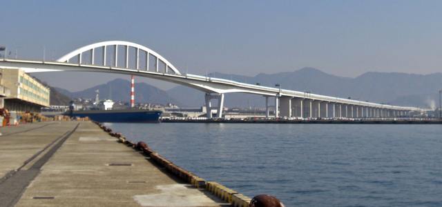 宇品大橋（うじなおおはし）、ドライブマイカーのロケ地・映画に登場した広島の橋