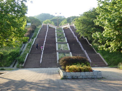 広島市西区 竜王公園 階段