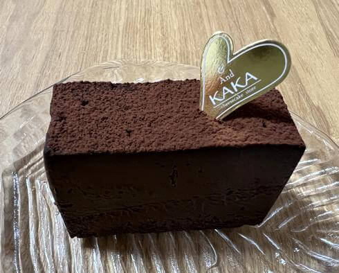 アンドカカ 広島の、チョコレートチーズケーキ「ショコラ」