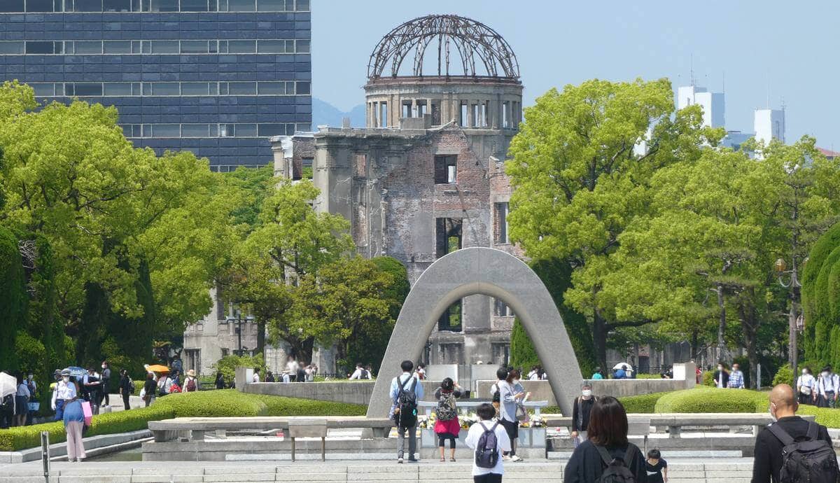 被爆遺構展示館、広島平和記念公園が「中島町」だった頃の面影から学ぶ