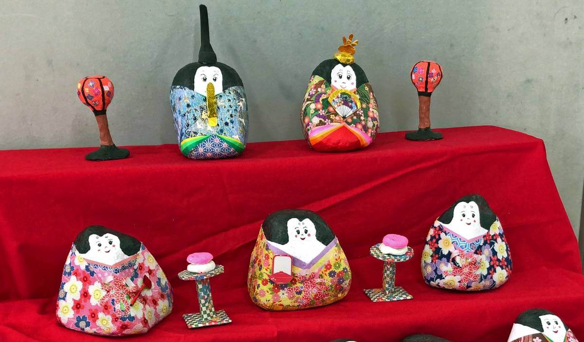 三原市で2023「お雛まつり」石雛・ひな壇飾りなどが街を彩る