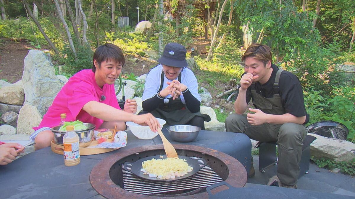 さいねい龍二・森本ケンタ・戸田隆矢の料理番組！推しグルメン、今回はキャンプ飯がテーマ