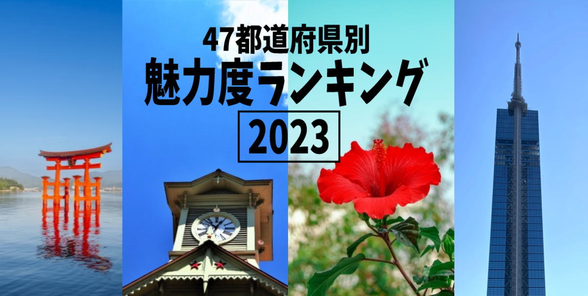 47都道府県 魅力度ランキング2023発表！宮城・愛知が大幅アップ
