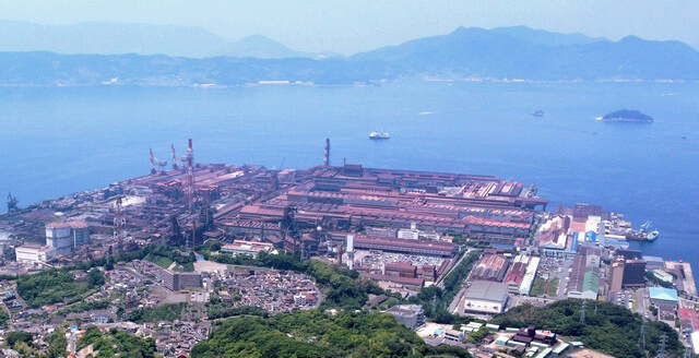 日本製鉄「呉製鉄所」は、旧呉海軍工廠跡地に1951年に誕生した