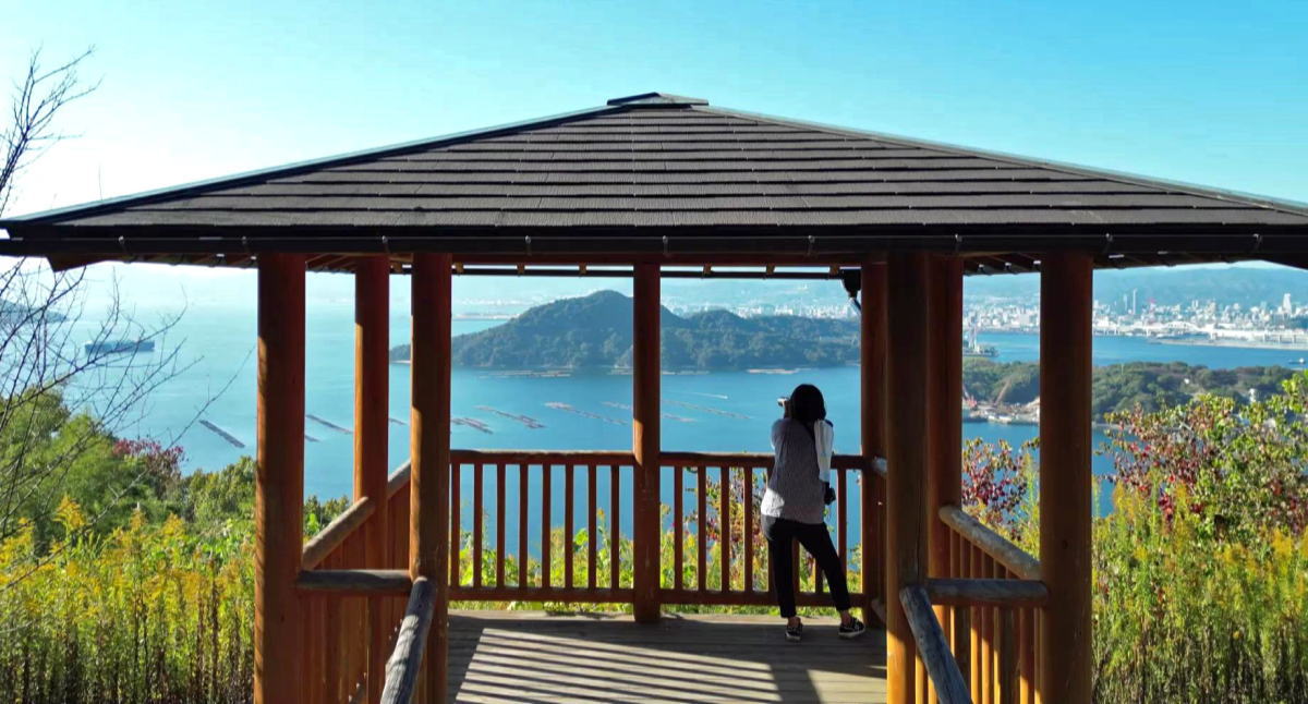 坂町 水尻ベイサイド遊歩道・展望台、気軽に行ける絶景スポットで瀬戸内海と街を眺める