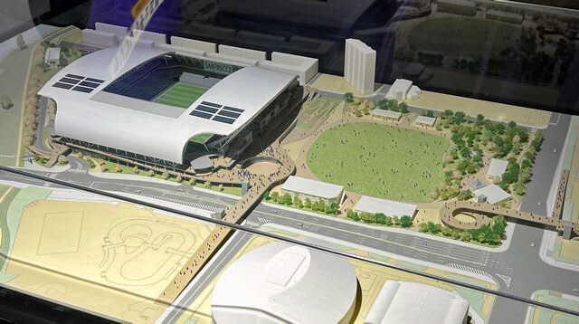 エディオンピースウイング広島「サッカーミュージアム」スタジアム誕生への道のり