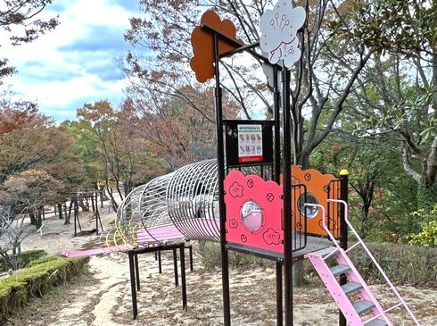 坂町 横浜公園 子供の国 遊具の写真 ローラー滑り台