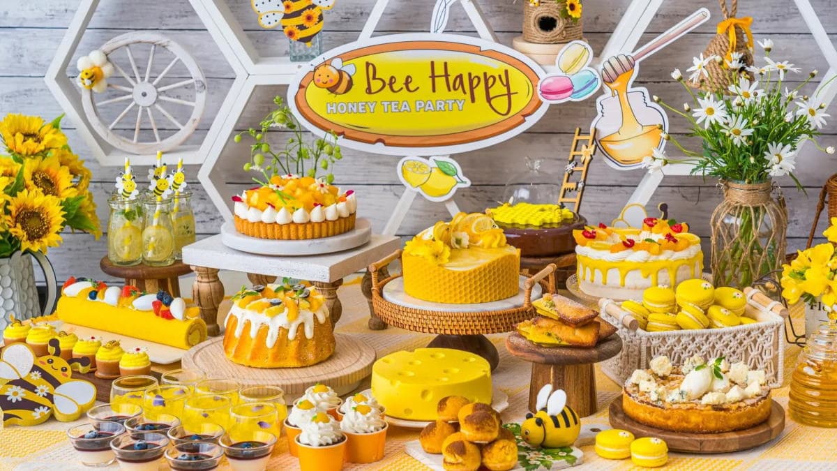 ビタミンカラーで初夏彩る！ヒルトン広島スイーツビュッフェ「Bee Happy ハニーティーパーティー」