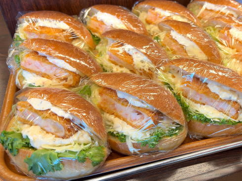 尾道市 パン屋 サンモルテのサンドイッチ例