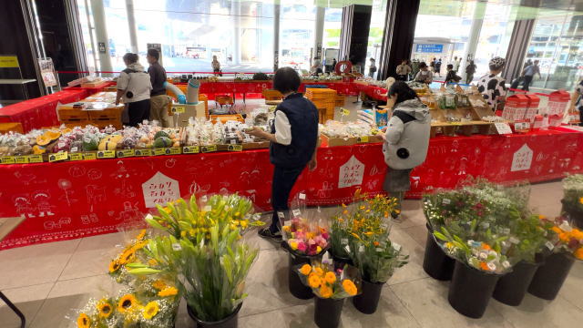 みのりみのるマルシェat広島駅 開催時の様子5