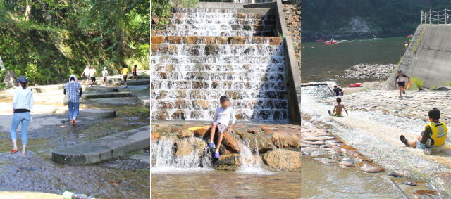 江の川カヌー公園さくぎ 水遊びスポット画像