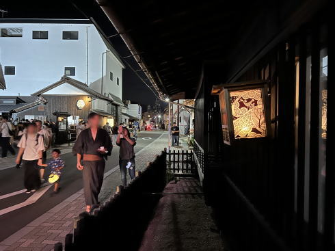 酒蔵通り あかりの散歩道 開催時の様子10