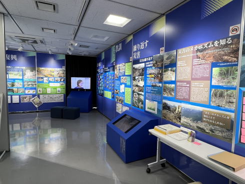 広島市豪雨災害伝承館 館内の様子2