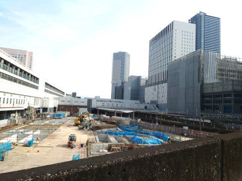 JR広島駅北口駐車場 建設される前の様子