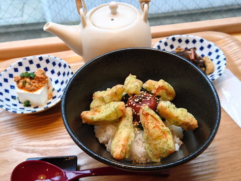 お茶漬け専門店 おだしの香り 磯天と広島菜のだし茶漬け