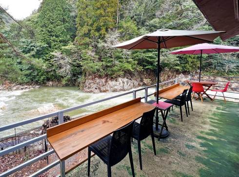 広島・廿日市「ロックスカフェ」テラス席からの眺め