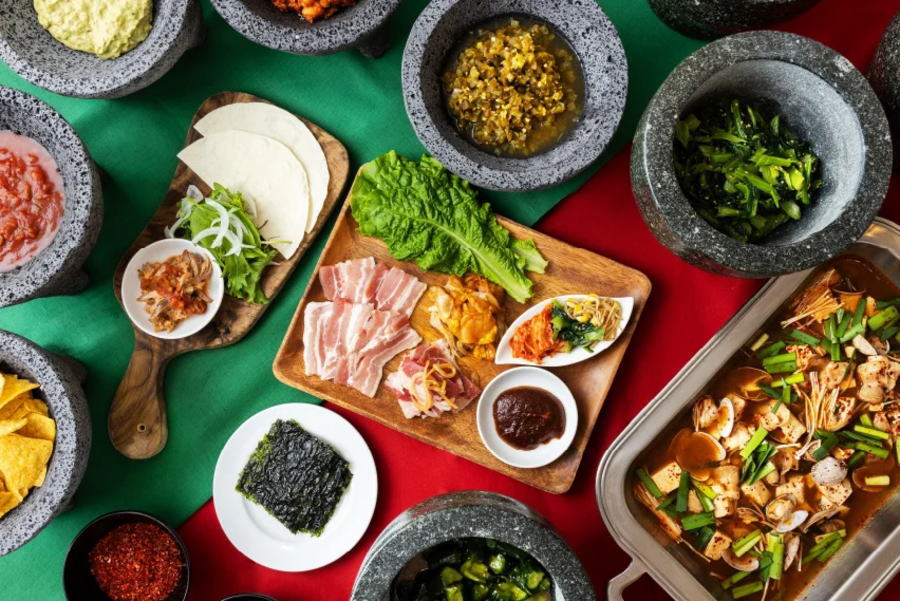 韓国・メキシコグルメ食べ放題のビアガーデン開催中、福屋本店屋上で