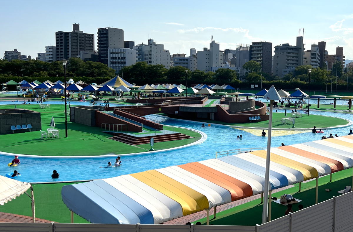 閉園まであと2夏 広島市のファミリープール2025はノンストップ営業