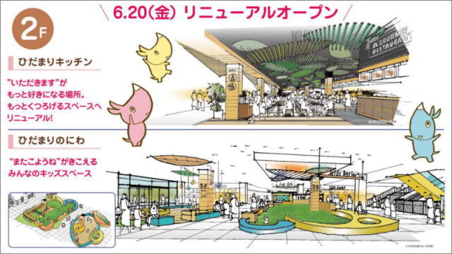 フジグラン神辺 リニューアルイメージ(2階)