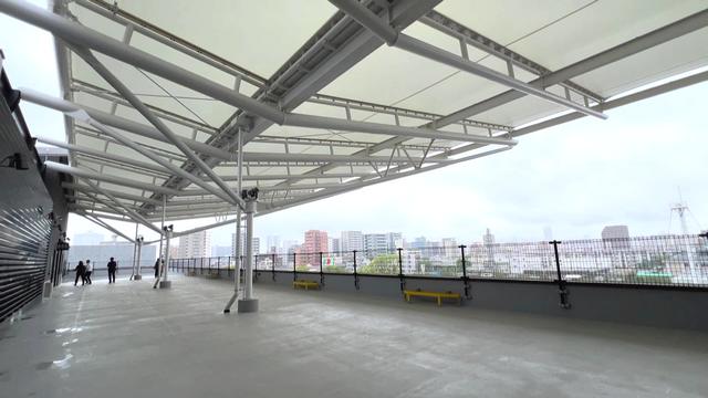 広島競輪場 4F屋上「宇品スカイデッキ」