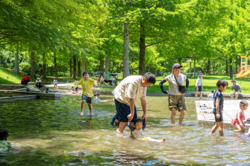 備北丘陵公園 ジャブジャブ池