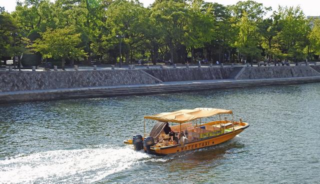 2025 広島湾ナイトクルージング、平和公園から太田川遊覧「ひろしまリバーサンセットクルーズ」