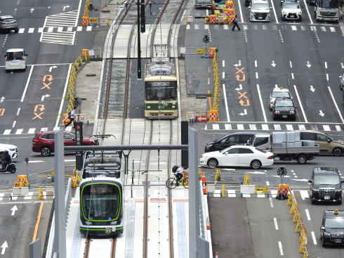 広島駅前通り 転回禁止エリア