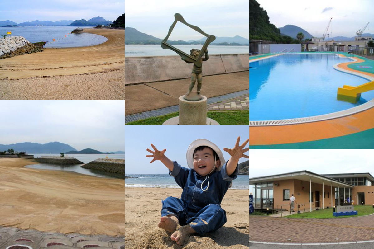 すなみ海浜公園が海開き!海水浴にプール・レストラン、夏の三原人気スポットシーズン本格化