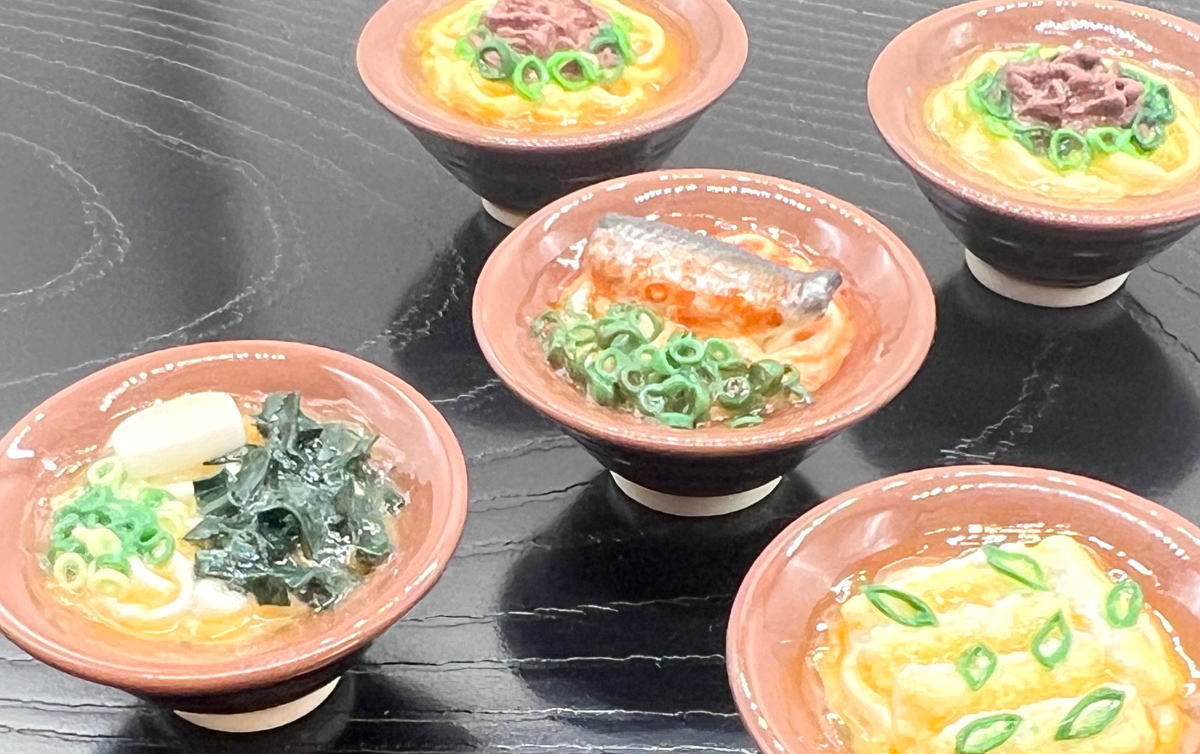 おいしそっ!「ちから」うどんミニチュアこれくしょん 広島のガチャ王国で目撃情報多数