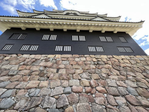 福山城天守 北側の鉄板張りを近くから 画像2