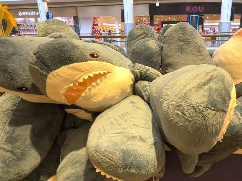 イケア広島 サメのぬいぐるみ