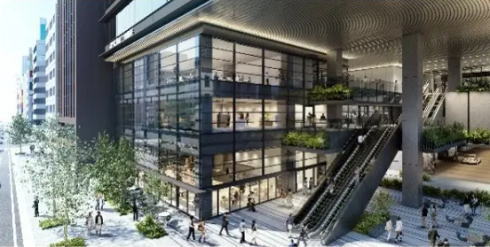 基町相生通地区再開発事業 高層棟の商業エリア