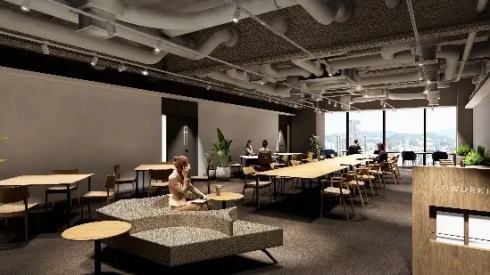 基町相生通地区再開発事業 高層棟に入るコワーキングスペース