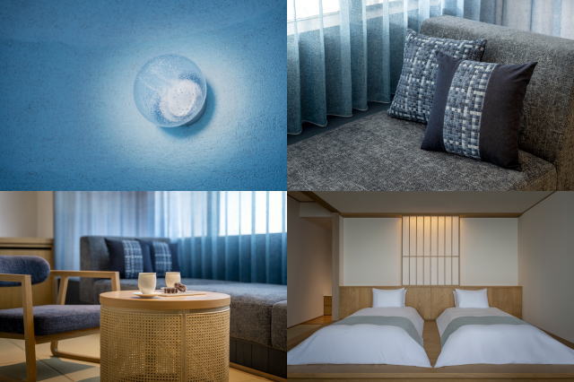 界 宮島 ご当地部屋 瀬戸内をイメージさせるアイテムたち