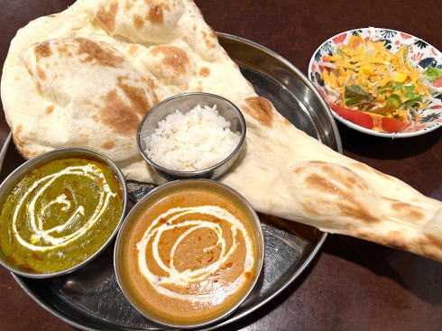 三次市 インド料理 マルハバ Cランチの写真