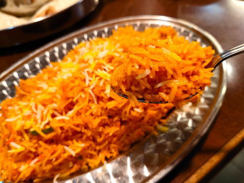 三次市 インド料理 マルハバ チキンビリヤニの写真2