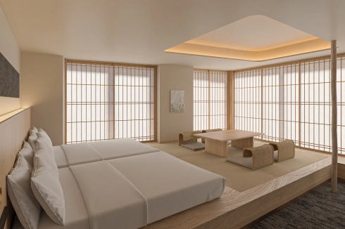 広島・宮島口に「ホテル フォーク＆ナイフ」客室イメージ