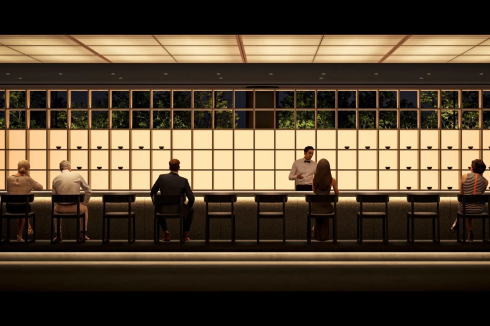 広島・宮島口「ホテル フォーク＆ナイフ」バーラウンジ