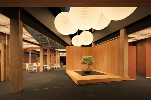 広島・宮島口に「ホテル フォーク＆ナイフ」エントランスは厳島神社の能舞台から着想